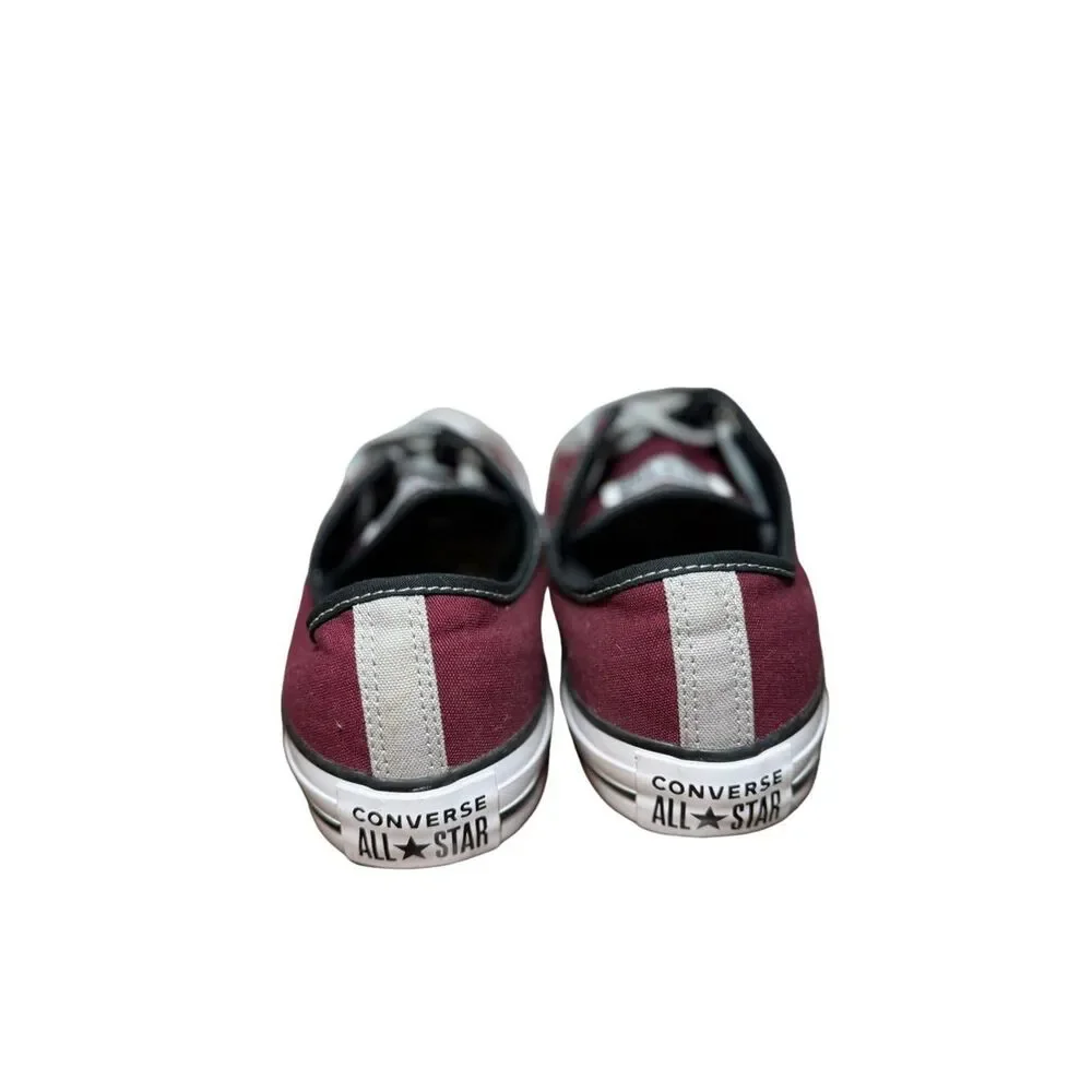 Classic Low-Top Canvas Sneaker - Burgundy size 11 Men’s